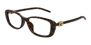 Gucci Gg1685o Women Havana Squared Eyeglasses