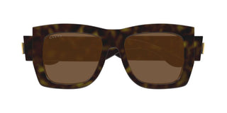 Gucci Gg1688s Women Havana Butterfly Sunglasses