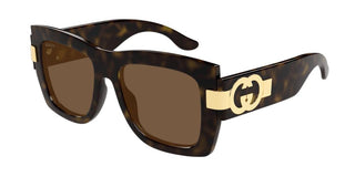 Gucci Gg1688s Women Havana Butterfly Sunglasses