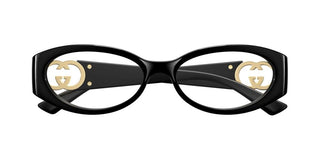 Gucci Gg1693o Women Black Oval Eyeglasses