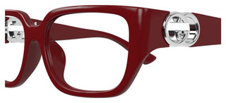 Gucci Gg1694o Women Red Squared Eyeglasses