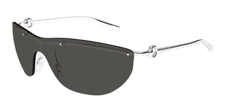 Gucci Gg1700s Women Silver Shield Sunglasses