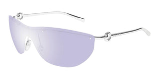 Gucci Gg1700s Women Silver Shield Sunglasses