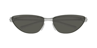 Gucci Gg1701s Women Silver Cat Eye Sunglasses