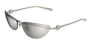 Gucci Gg1701s Women Silver Cat Eye Sunglasses