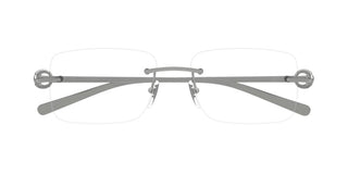 Gucci Gg1703o Men Silver Squared Eyeglasses