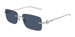 Gucci Gg1703s Men Silver Squared Sunglasses