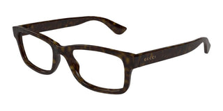 Gucci GG1717O men Havana Squared Eyeglasses