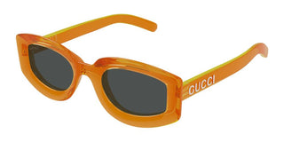 Gucci Gg1719s Women Orange Oval Sunglasses