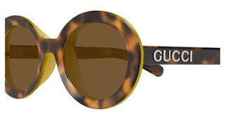 Gucci Gg1722s Women Havana Oval Sunglasses