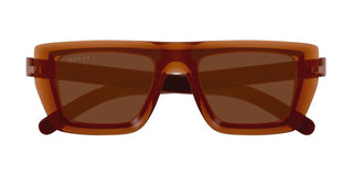 Gucci Gg1723s Unisex Orange Squared Sunglasses