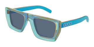 Gucci Gg1723s Unisex Blue Squared Sunglasses