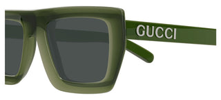 Gucci Gg1723s Unisex Green Squared Sunglasses