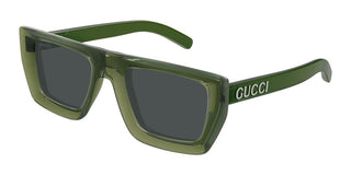 Gucci Gg1723s Unisex Green Squared Sunglasses