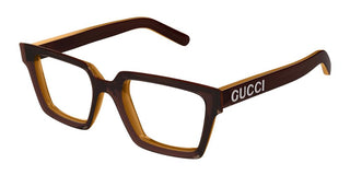 Gucci Gg1725o Men Brown Squared Eyeglasses