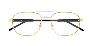 Gucci GG1800O men Gold Squared Eyeglasses