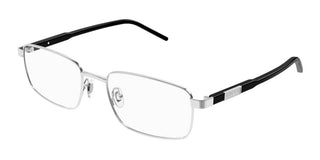 Gucci GG1801O men Silver Squared Eyeglasses