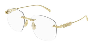 Gucci GG1806O women Gold Squared Eyeglasses