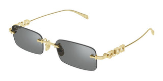 Gucci Gg1808s Men Gold Squared Sunglasses