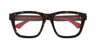 Gucci GG1870O men Havana Squared Eyeglasses