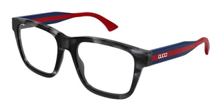 Gucci GG1870O men Havana Squared Eyeglasses