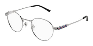 Gucci GG1877O men Ruthenium Round Eyeglasses