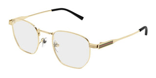 Gucci GG1878O men Gold Squared Eyeglasses