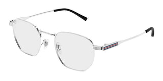 Gucci GG1878O men Silver Squared Eyeglasses