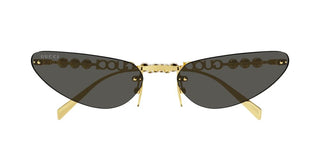 Gucci Gg1920s Women Gold Cat Eye Sunglasses