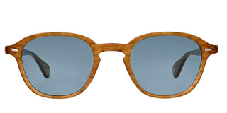 Garrett Leight GILBERT SUN unisex Brown Round Sunglasses