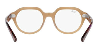 Ray-Ban GINA RX 7214 unisex Brown Geometric Eyeglasses