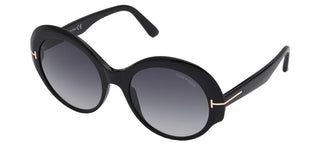 Tom Ford GINGER FT 0873 women Black Round Sunglasses