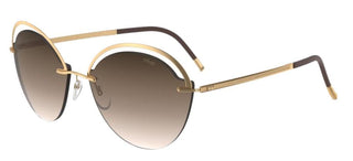 Silhouette GOLDEN GATE 8170 women Gold Cat Eye Sunglasses