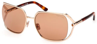 Tom Ford GOLDIE FT 1092 women Gold Butterfly Sunglasses