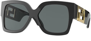 Versace GRECA VE 4402 women Black Oversize Sunglasses