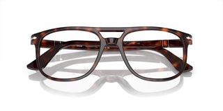 Persol GRETA PO 3329V unisex Havana Pilot Eyeglasses