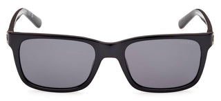 Guess Gu00066 Unisex Black Geometric Sunglasses