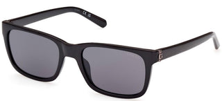 Guess Gu00066 Unisex Black Geometric Sunglasses