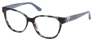 Guess Gu2855-s Women Havana Geometric Eyeglasses