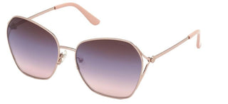 Guess GU7687 women Rose gold Geometric Sunglasses