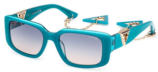 Guess GU7891 unisex Blue Geometric Sunglasses