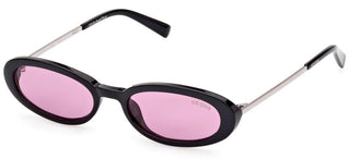 Guess GU8277 unisex Black Geometric Sunglasses