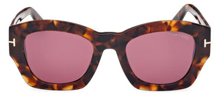 Tom Ford GUILLIANA FT 1083 women Havana Geometric Sunglasses