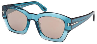 Tom Ford GUILLIANA FT 1083 women Blue Geometric Sunglasses