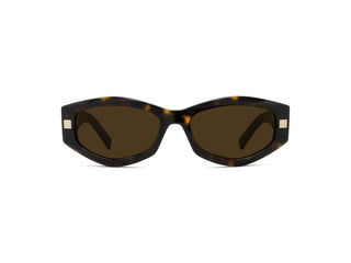 GIVENCHY GV40062I women Havana Geometric Sunglasses