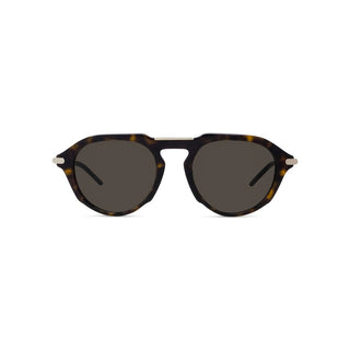 GIVENCHY GV40089I men Havana Round Sunglasses