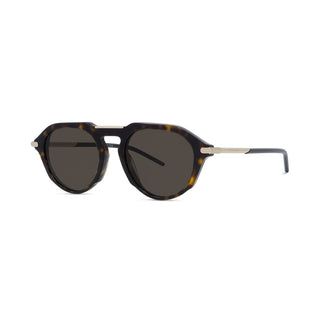 GIVENCHY GV40089I men Havana Round Sunglasses