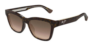 Maui Jim HANOHANO 644 unisex Havana Squared Sunglasses