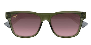 Maui Jim HANOHANO 644 unisex Green Squared Sunglasses