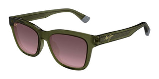 Maui Jim HANOHANO 644 unisex Green Squared Sunglasses